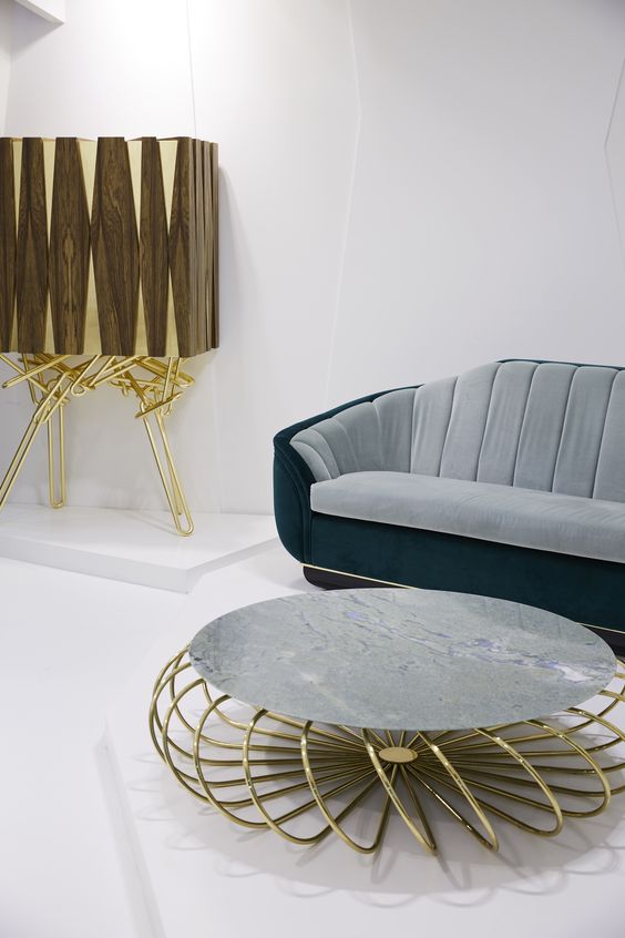 mobilier, en, cuivre, contemporaine, laiton, d&eacute;coration, maison, int&eacute;rieur, table, basse, table, a, manger, meubles, ext&eacute;rieur 