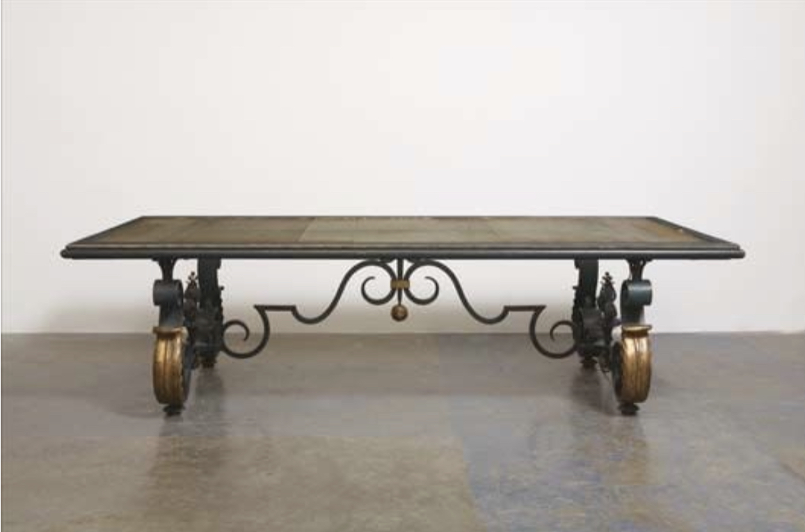 mobilier, en, cuivre, contemporaine, laiton, d&eacute;coration, maison, int&eacute;rieur, table, basse, table, a, manger, meubles, ext&eacute;rieur 