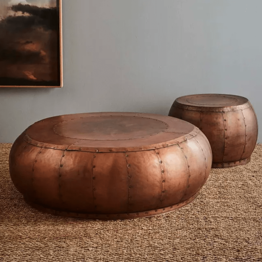 mobilier, en, cuivre, contemporaine, laiton, d&eacute;coration, maison, int&eacute;rieur, table, basse, table, a, manger, meubles, ext&eacute;rieur 